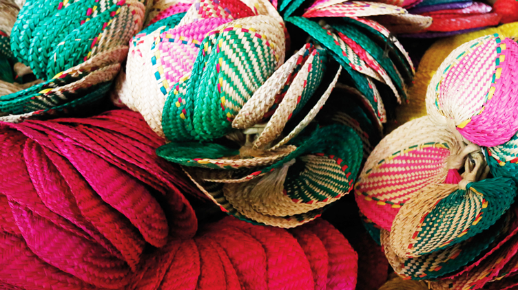 Hand-woven fans of RLM Products