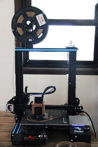 Using a 3D printer, the filament will be turned into a frame to be used for the face shield.