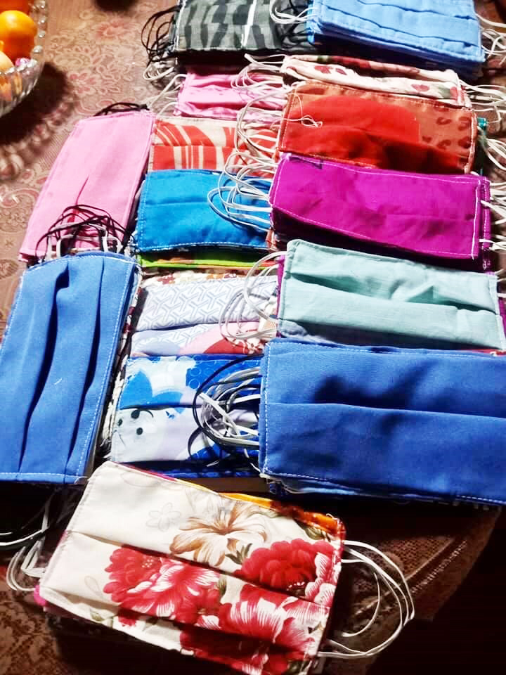 Kapampangan MSMEs sew reusable face masks for COVID-19 frontliners
