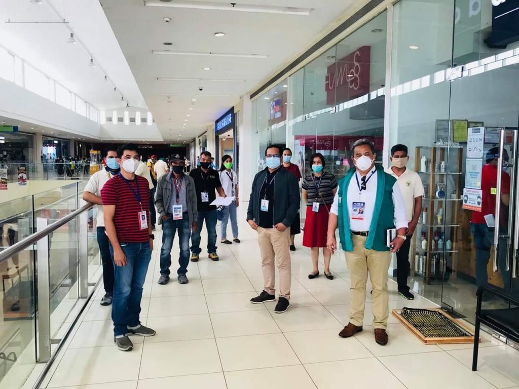 DTI employees who inspected re-opened establishments' compliance to COVID-19 protocols