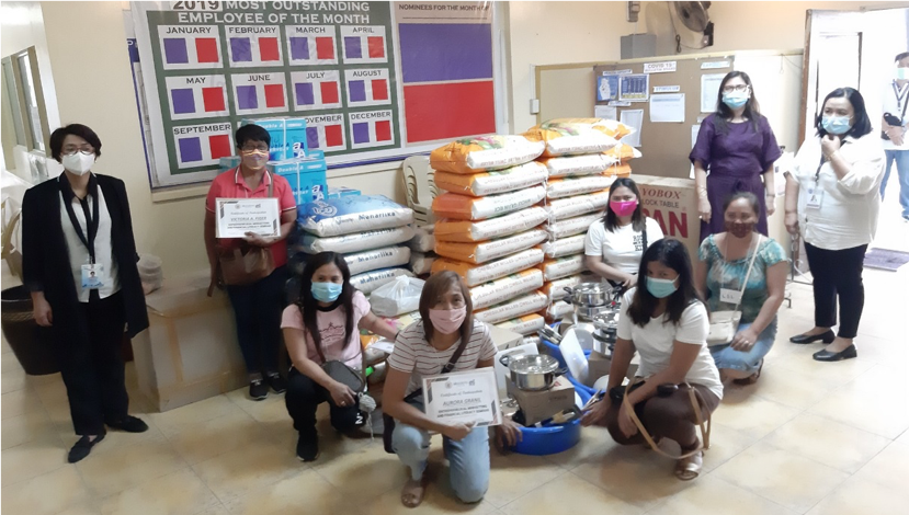 Beneficiaries of Negosyo starter kits