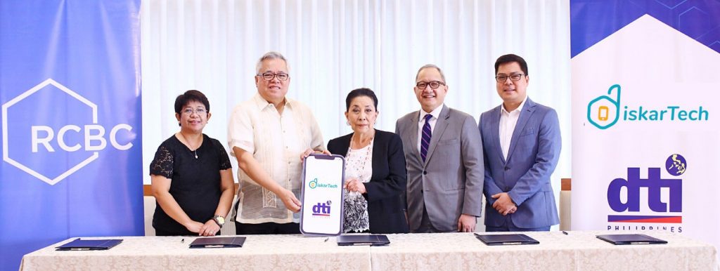 RCBC and DTI’s agreement on DiskarTech’s NegosyanTech program