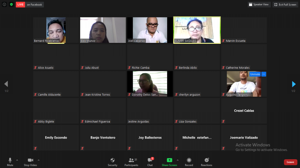 Zoom Participants Grid View