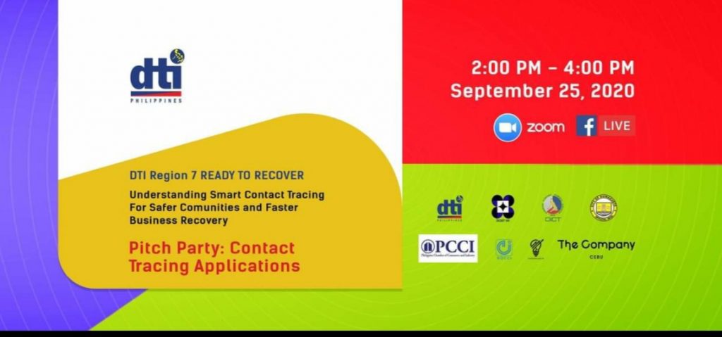 Pitch Party: Contact Tracing Applications Infographics