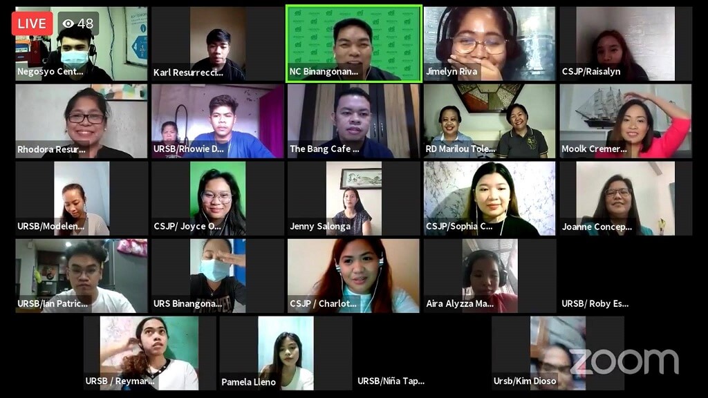 Zoom Participants Grid View