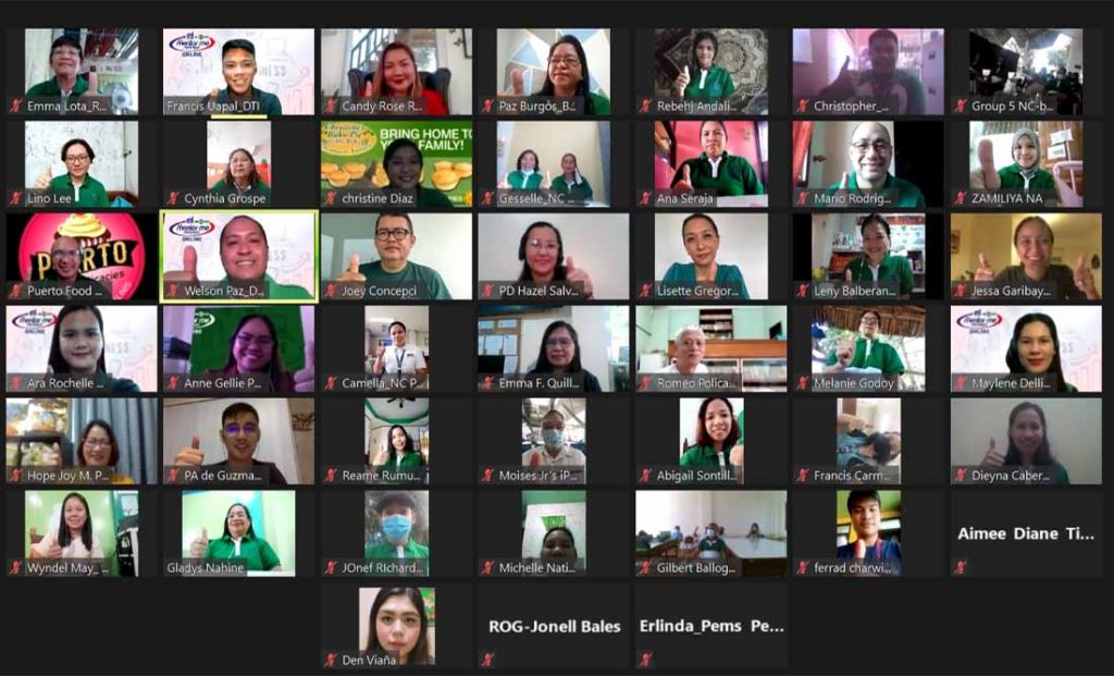 Group photo during the virtual graduation ceremony of Batch 1 of the Kapatid Mentor ME Online on November 09, 2020.