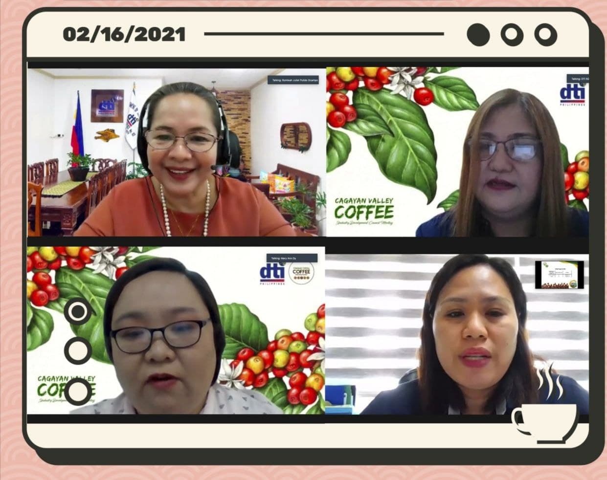 Message of commitment from the Department of Agriculture Region 2