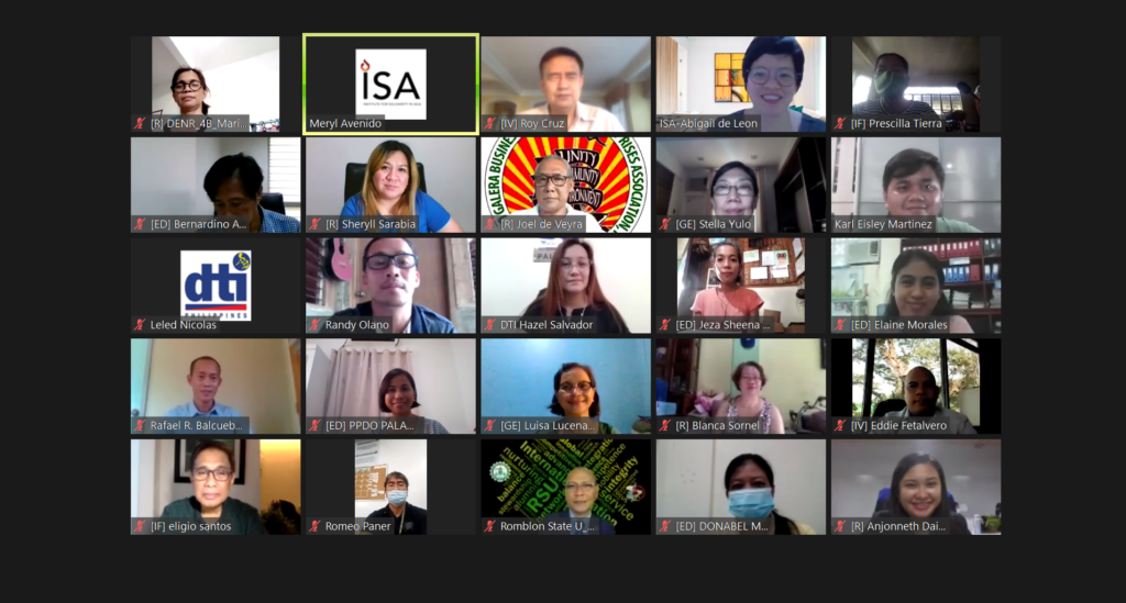 Attendees of the two-day Regional Competitiveness Agenda (RCA) Consultative Workshop through Zoom