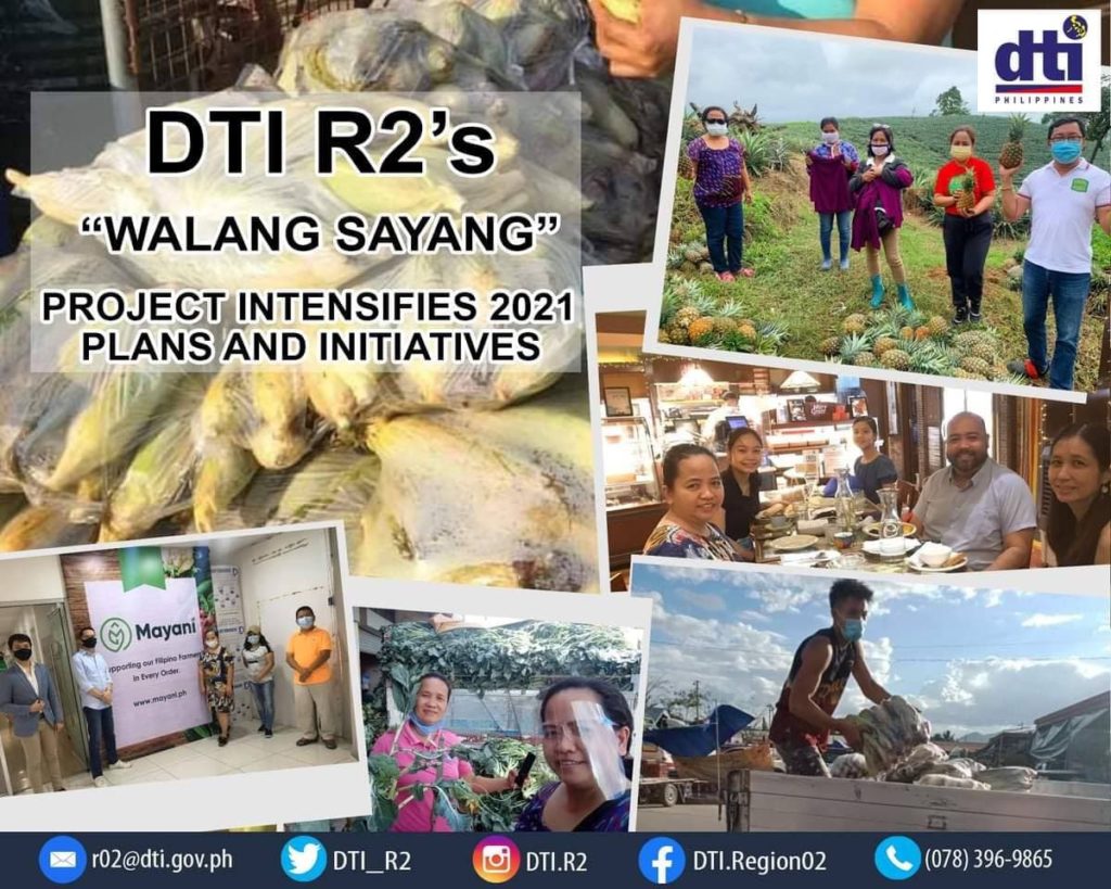 Movers of DTI Region 2's "Walang Sayang" Project