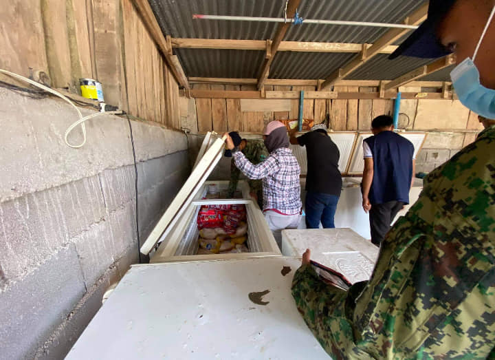 Twelve (12) business establishments were monitored and a total of 4kgs of processed unlabeled meat was confiscated during the monitoring.