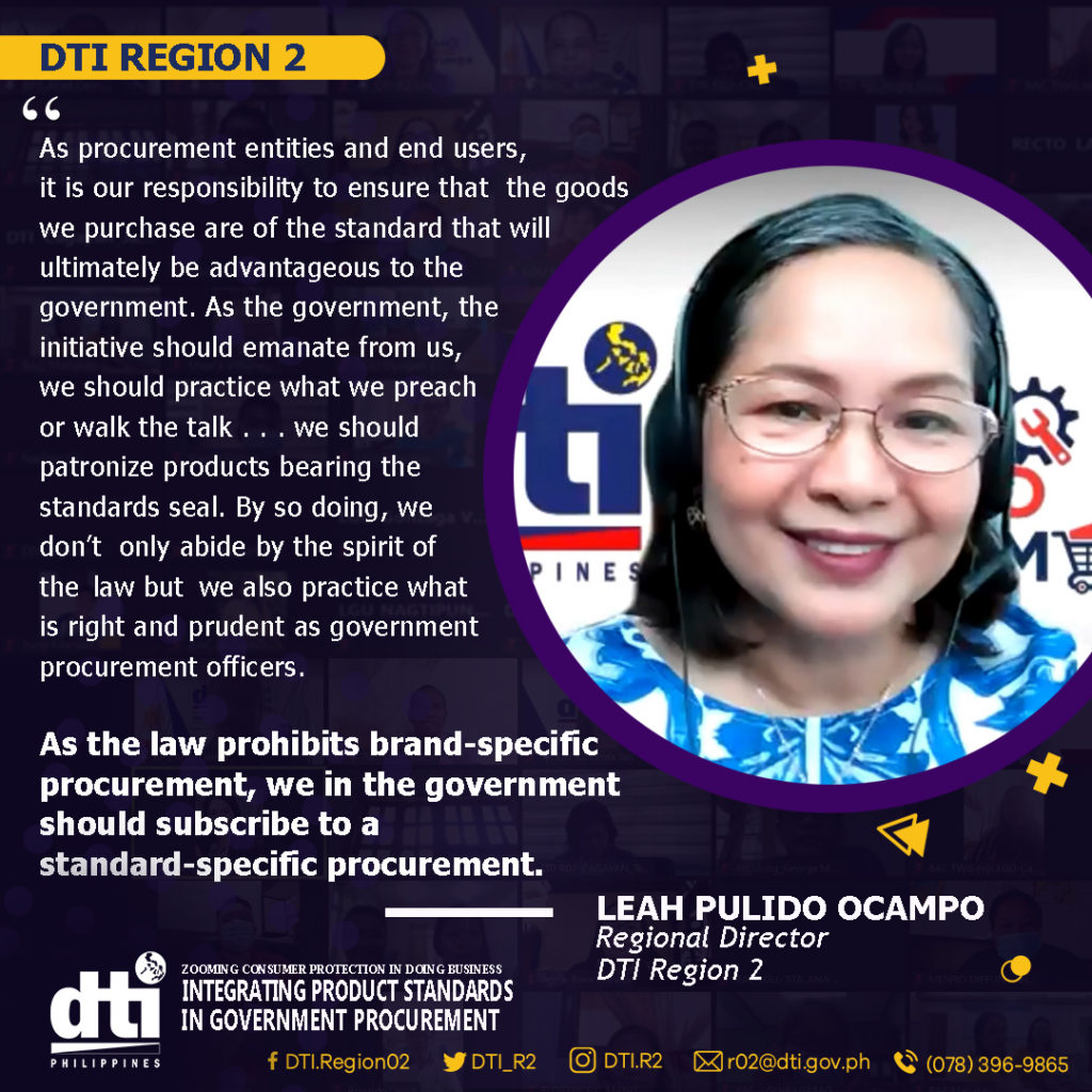 RD Leah Pulido Ocampo during her opening message.