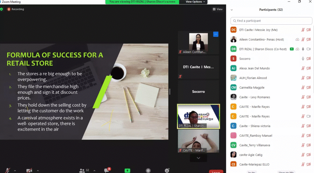 Screengrab of BalikaBayanihan Week 4 Day 2 - Parrallel Sessions on Operations, May 13, 2021