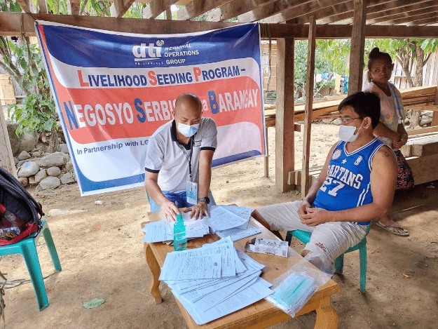 Business cliniquing, orientation, and profiling activities of DTI Abra.