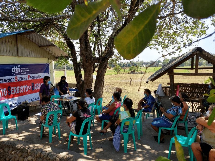 Business cliniquing, orientation, and profiling activities of DTI Abra.