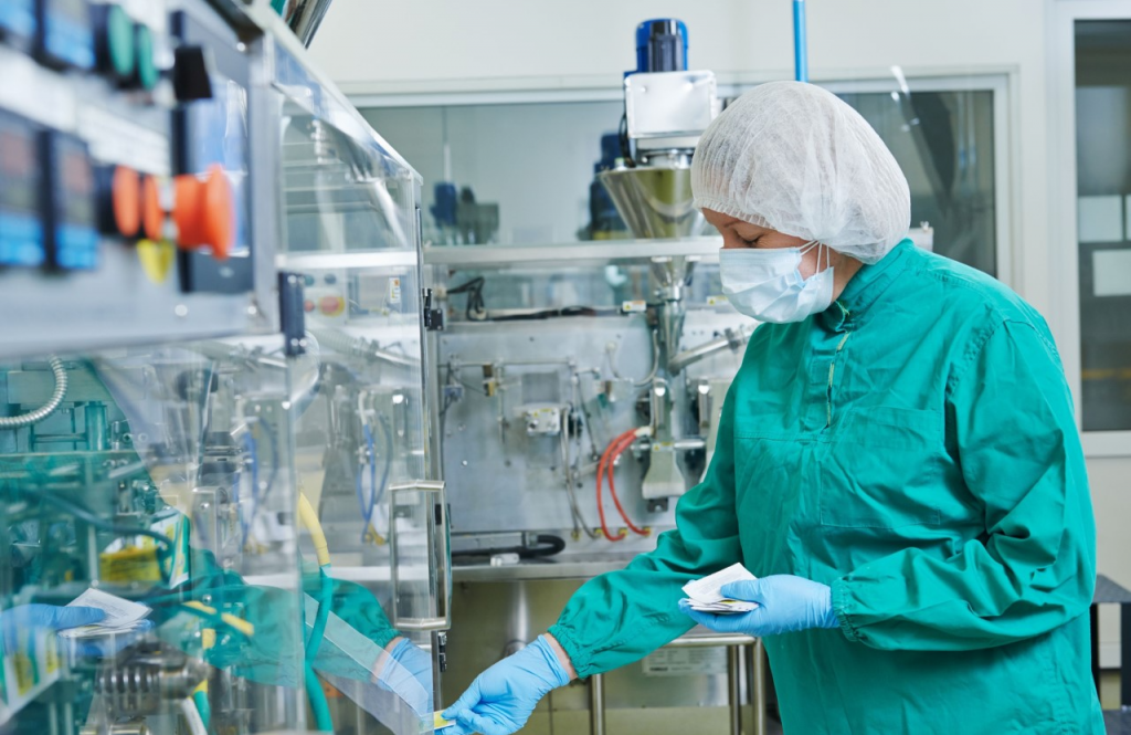 Stock photo of pharmaceutical worker