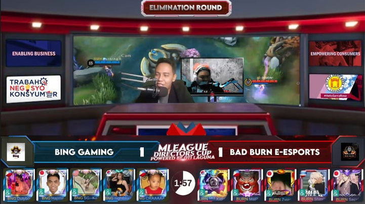 M League Directors Cup Day 1: Bing Gaming versus Bad Burn ESports