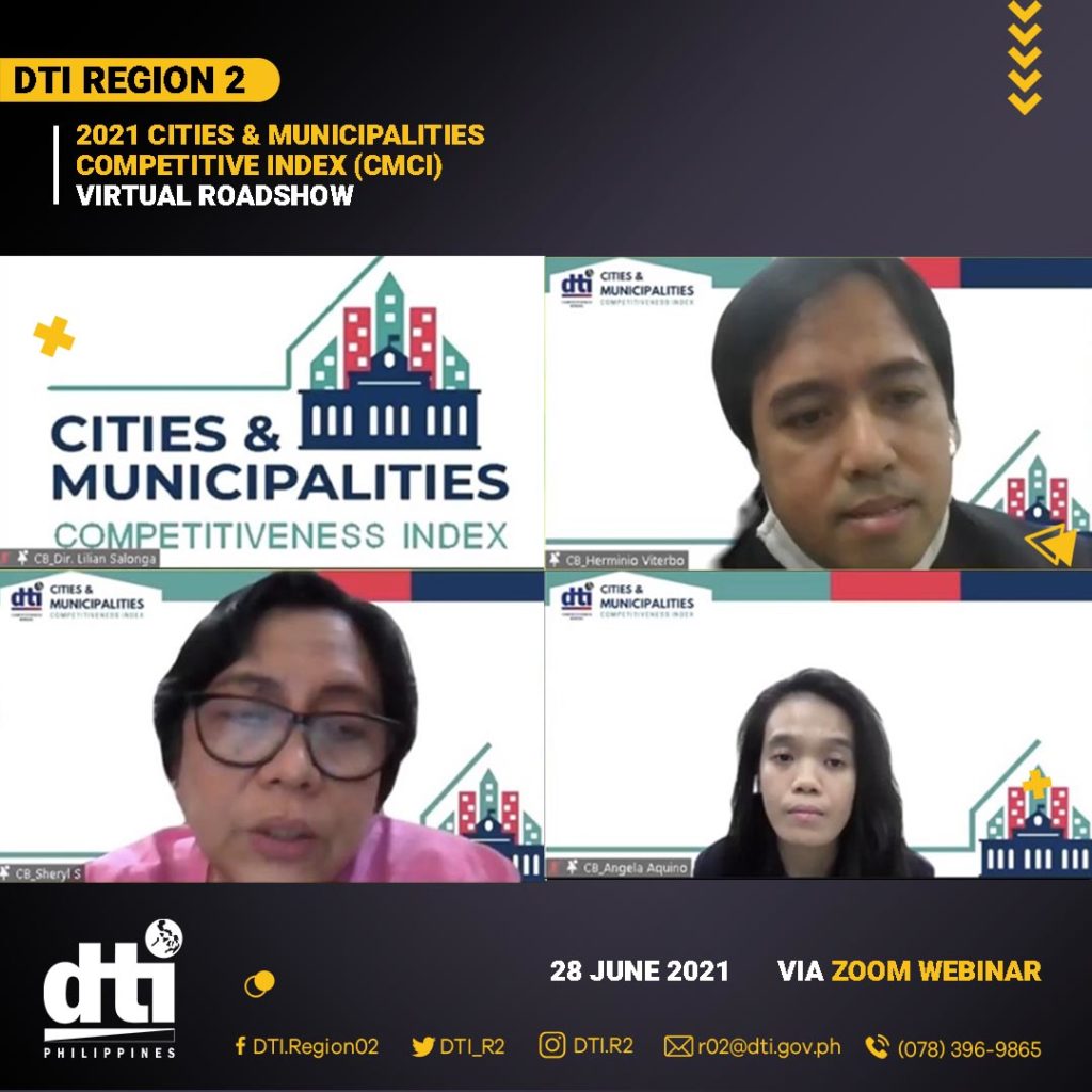 Cities and Municipalities Competitiveness Index (CMCI) Cluster Roadshow in Regions 2 and 4-A