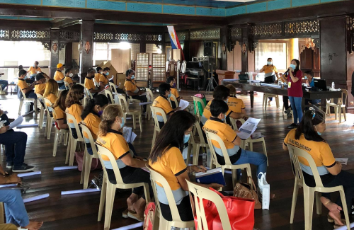 In photo: Negosyo Center Tayabas City together with the members of Association of Barangay Captains (ABC) in a meeting