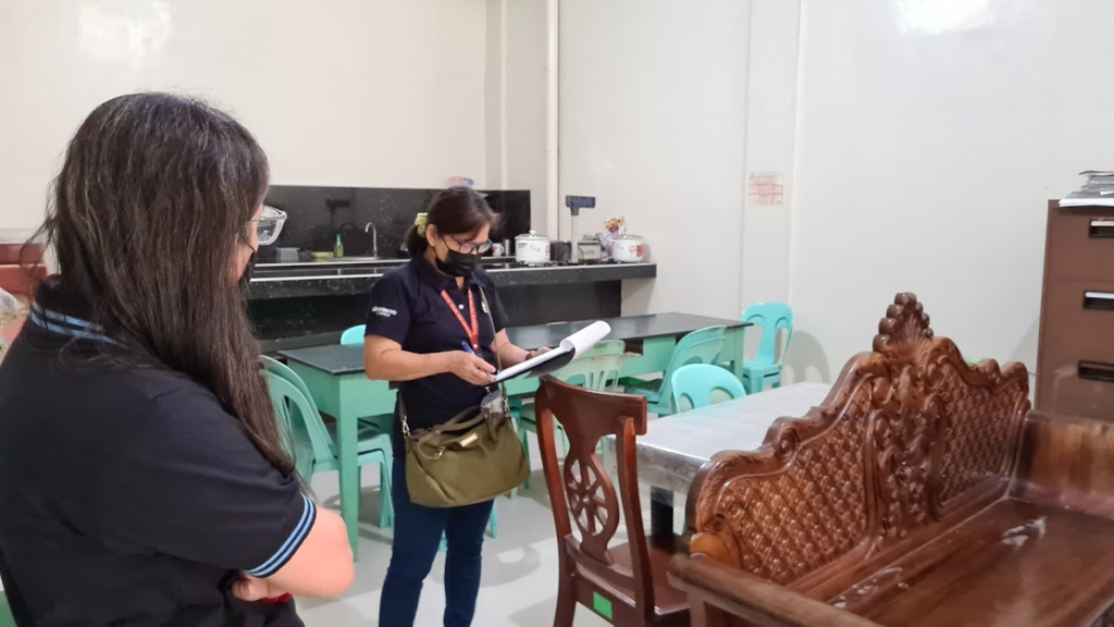 In photo: DTI Quezon SSF team inspecting the new site location of KoopNaman MPC