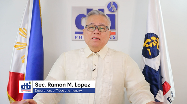 DTI Secretary Ramon Lopez delivers the closing remarks at the launch of the Philippine Flavours campaign which aims to promote Filipino food in Hong Kong