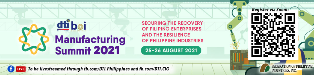 Banner for the Manufacturing Summit 2021