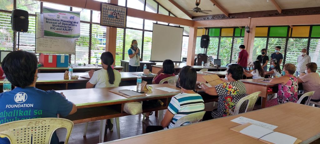 in photo: Attendees of business plan and manual of operations workshop