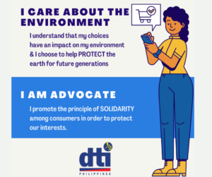 portrait of a responsible consumer infographic