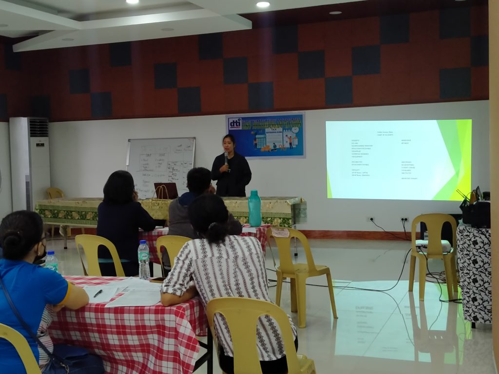 in photo: Negosyo Center-Polillo conducting seminar on basic bookkeeping and taxation