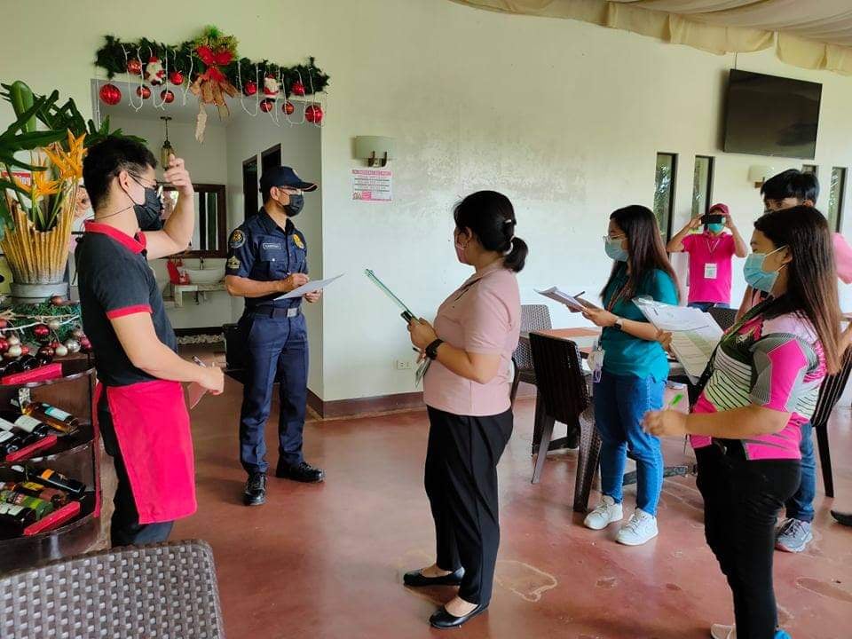 in photo: DTI-Negosyo Center Mauban together with the Local Government Mauban team in conducting Safety Seal Joint Inspection