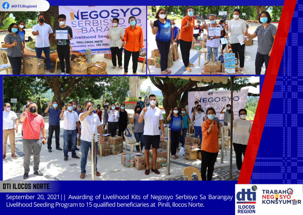 Awarding of Livelihood Kits at Pinili, Ilocos Norte