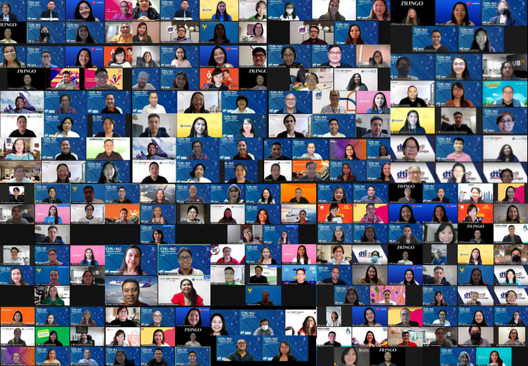 Screenshot of participants