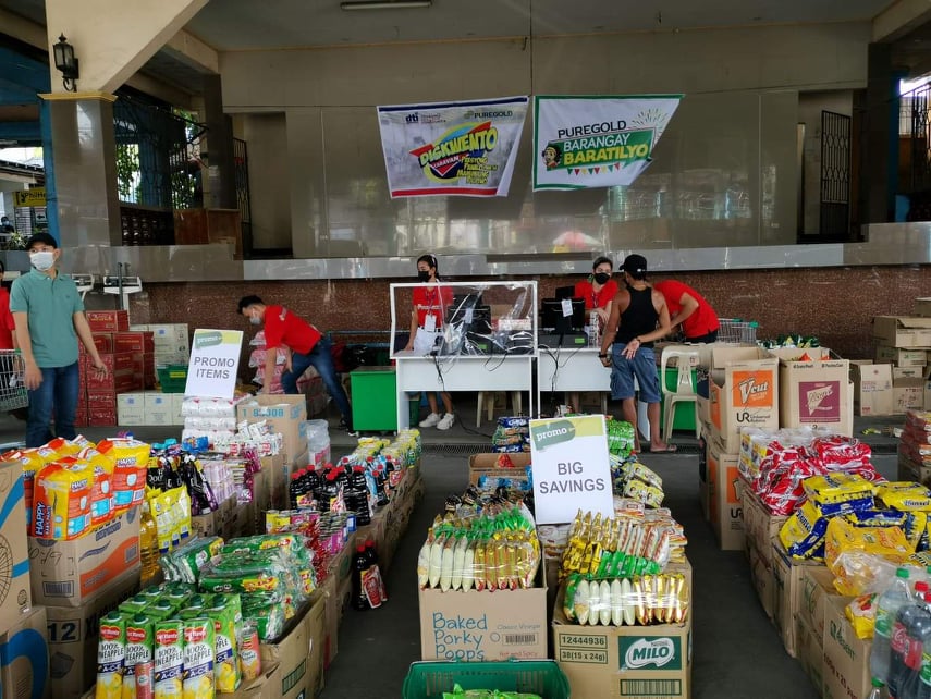 Basic good and necessities sold in the Diskwento Caravan