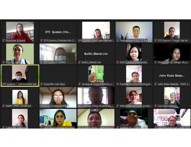 crowd shot of the participants of the webinar