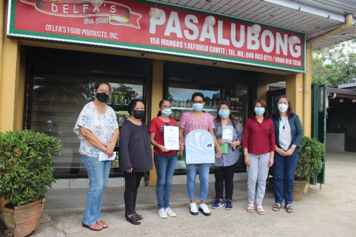 Photo from left to right: Ms. Analyn S. Varias, RD Maqilou Q. Toledo, Ms. Bettina J. Varias, Ms. Isabel Punzalan, Ms. Gemma M. Diokno,
PD Revelyn A. Cortez, Ms. Lilibeth R. Chavez