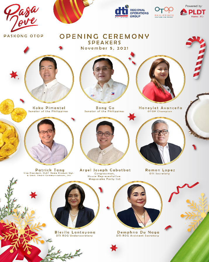 PASALOVE Paskong OTOP Speakers for Opening Ceremony