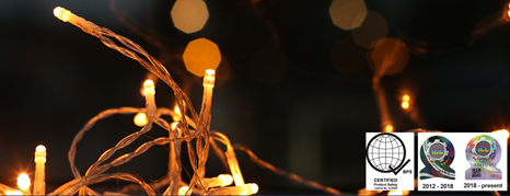 Department of Trade and Industry (DTI) Region 10 reminds consumers to buy Christmas lights certified by the Bureau of Philippine Standards (BPS) to ensure a bright and festive yet safe Christmas celebration.