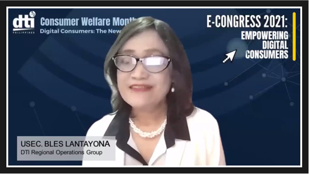 Photo of Usec. Bles Lantayona in the event