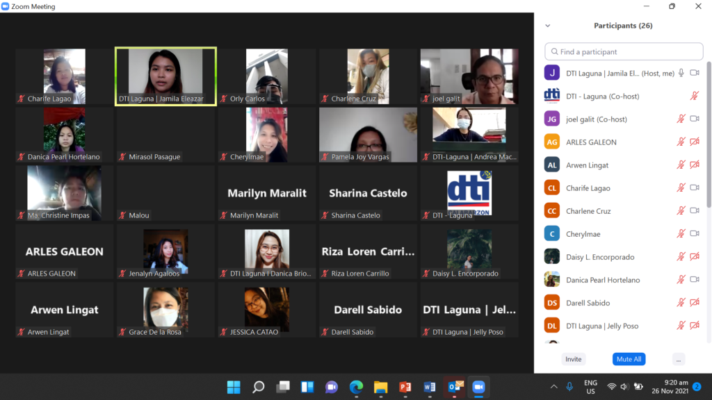 Crowd Shot of the Participants of the Webinar