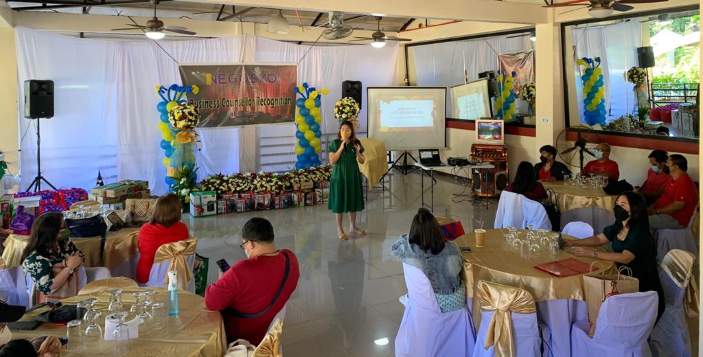 in photo; Negosyo Center Business Counsellors