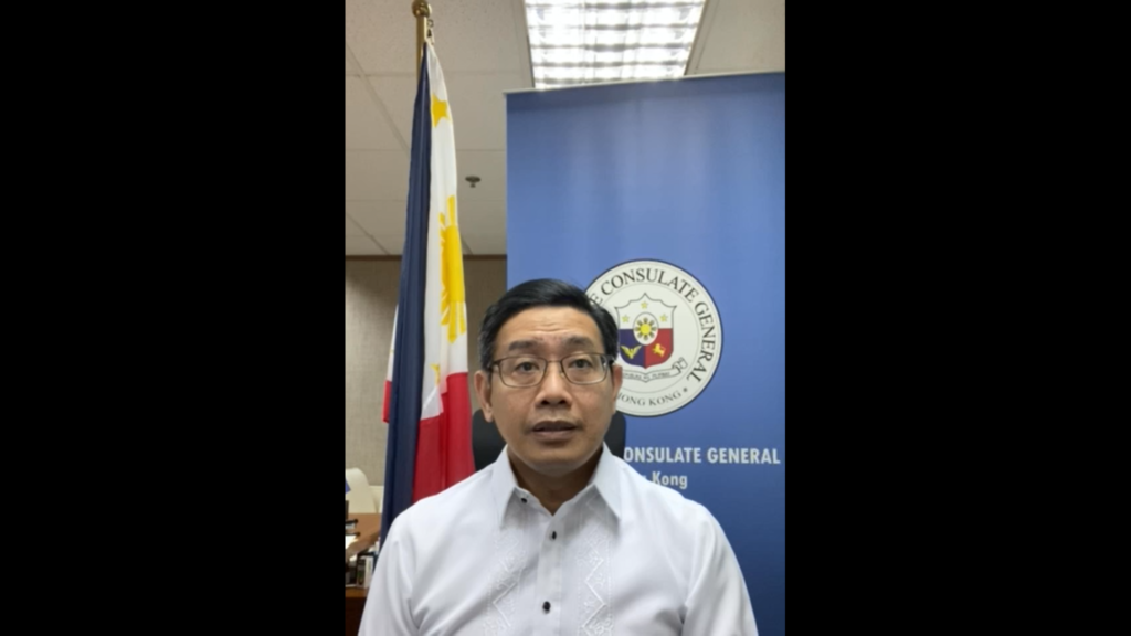 Consul General of the Philippines in Hong Kong, Atty. Raly L. Tejada, delivered his inspirational messages during the opening session