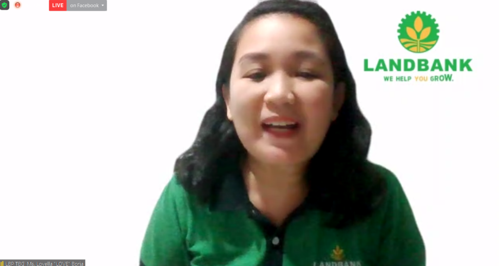 Ms. Lovella Borja together with Ms. Analiza Gregorio showcased the latest PERA products of LBP.