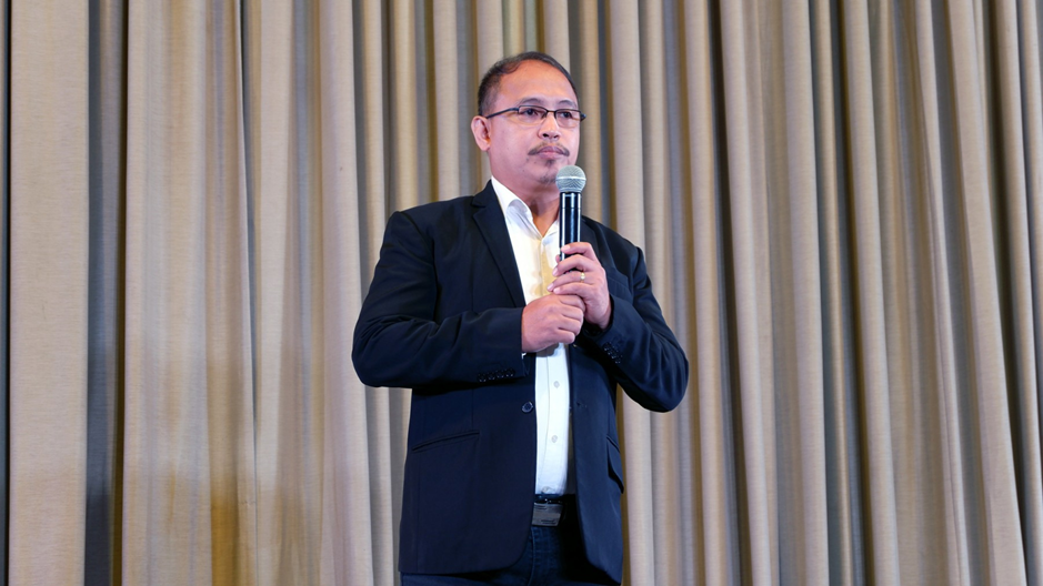 BPS Director Neil P. Catajay during his delivery of the objectives and overview of the conference