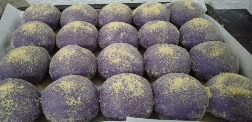 in photo: ube cheese pandesal product of Good Baker’s Bakery Product Shop