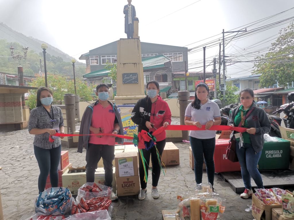 in photo: DTI Laguna together with Puregold in ribbon cutting