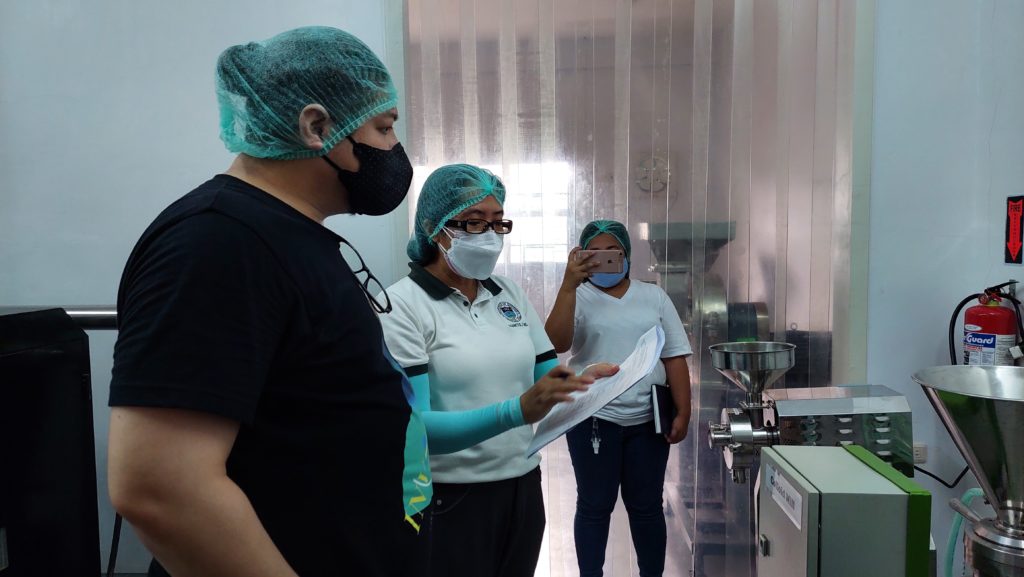 Production site of the Quezon Food and Herbal Processing Center