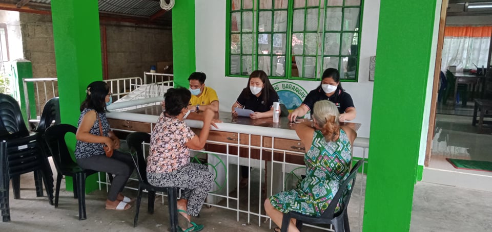 in photo: DTI Laguna conducting validation and interview with potential PPG beneficiaries