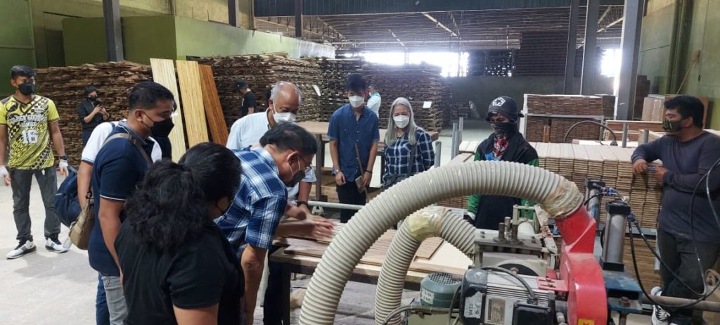 At the E-Bamboo Processing Center