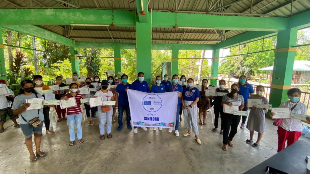 Group photo of the attendees of awarding of gift certificates to LSP-NSB beneficiaries in Siniloan, Laguna