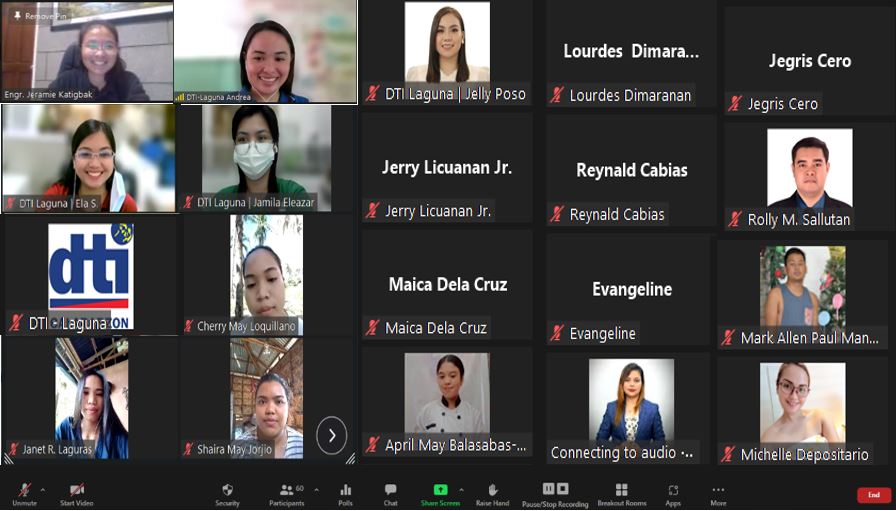 Crowd shot of the participants of the webinar