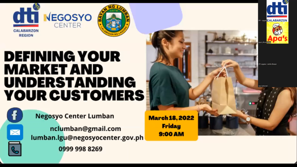 SMERA webinar on defining your market and understanding your customers